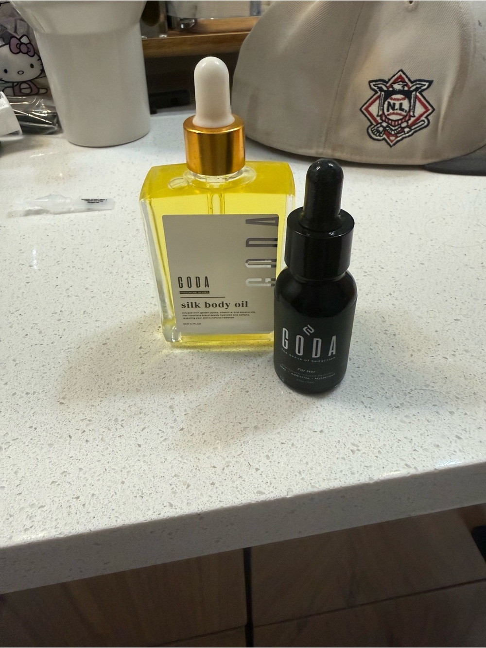 Silk Body Oil & Serum Set - Yellow & Black